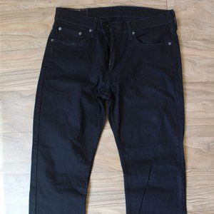 LEVI'S MENS BLACK JEANS 514 33x30